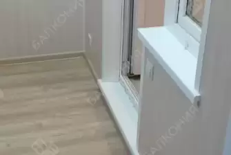 Отделка балкона с утеплением в доме серии п-111м