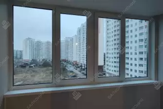 Отделка балкона с утеплением 