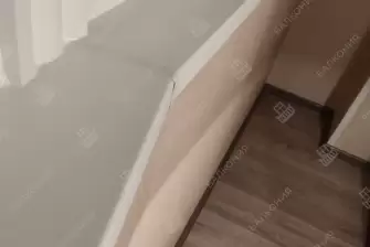 Остекление балкона профилем Рехау Delight 70