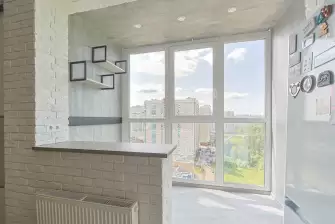 Объединение лоджии с комнатой и остекление вторым контуром