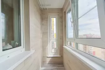 Отделка лоджии с окном для кондиционера