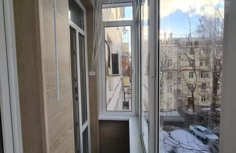 Обновление П-образного балкона